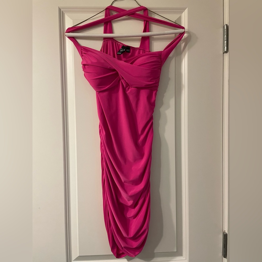 Hot Pink Windsor Prom Dress